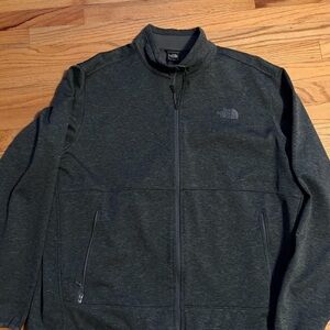The North Face Men's Heather Charcoal Full-Zip Jacket